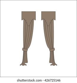 curtains. interior textiles. window decoration.