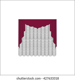 curtains. interior textiles. window decoration.