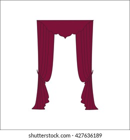 curtains. interior textiles. window decoration.