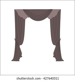 curtains. interior textiles. window decoration.