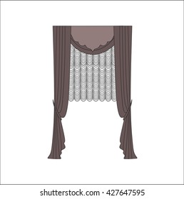 curtains. interior textiles. window decoration.