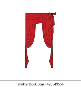 curtains. interior textiles. window decoration.
