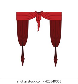 curtains. interior textiles. window decoration.