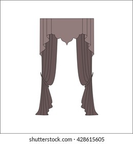 curtains. interior textiles. window decoration.