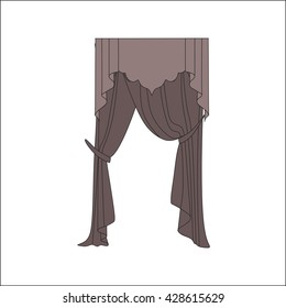 curtains. interior textiles. window decoration.