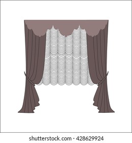 curtains. interior textiles. window decoration.