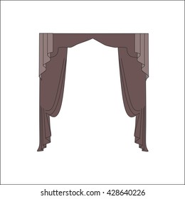 curtains. interior textiles. window decoration.