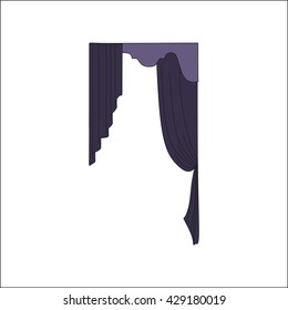 curtains. interior textiles. window decoration.