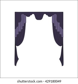 curtains. interior textiles. window decoration.