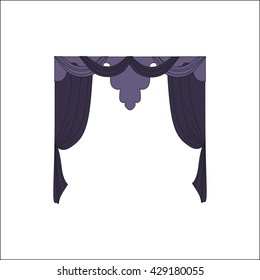 curtains. interior textiles. window decoration.