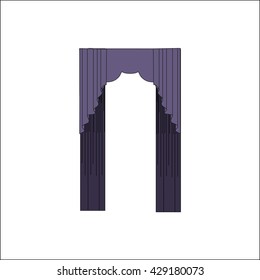curtains. interior textiles. window decoration.