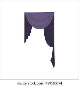 curtains. interior textiles. window decoration.