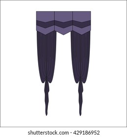 curtains. interior textiles. window decoration.