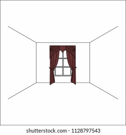 curtains . lambrequin.classic curtains .