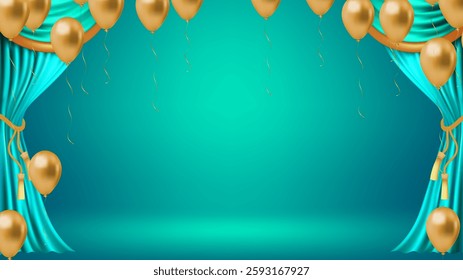  curtains realistic illustration.Theater fabric silk decoration for movie cinema or opera hall.for show product. decoration object for theater stage
