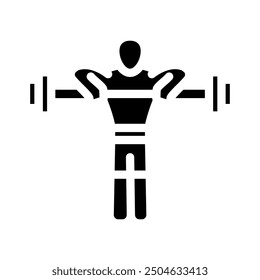 curtsy lunges fitness exercise leg glyph icon vector. curtsy lunges fitness exercise leg sign. isolated symbol illustration