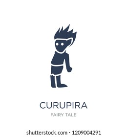 Curupira icon. Trendy flat vector Curupira icon on white background from Fairy Tale collection, vector illustration can be use for web and mobile, eps10