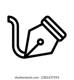 icono del vector de herramienta de curvatura en fondo blanco