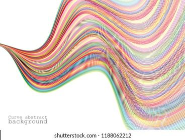 Curve abstract background