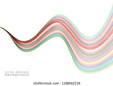 Curve abstract background