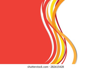 Curve abstract background