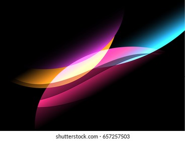 curve abstract background