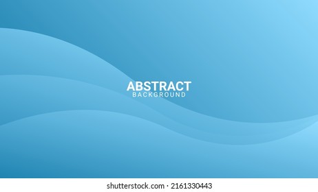 curve abstract background in blue color