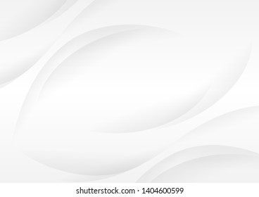 Curve Abstract Background white and gray gradient color background.Vector Illustration.