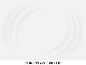 Curve Abstract Background white and gray gradient color background.Vector Illustration.