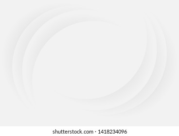 Curve Abstract Background white and gray gradient color background.Vector Illustration.