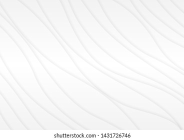 Curve Abstract Background white and gray gradient color background.Vector Illustration.
