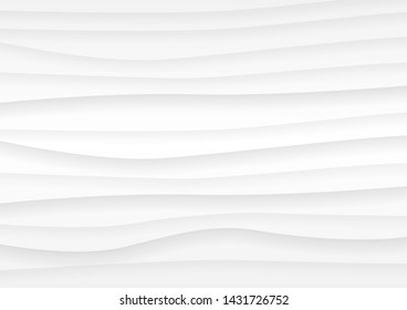 Curve Abstract Background white and gray gradient color background.Vector Illustration.