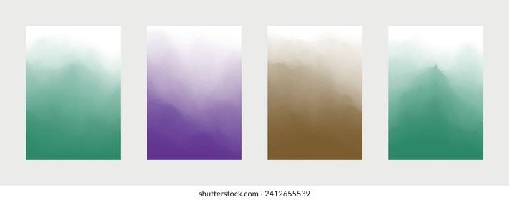 Curve Abstract Cover Set. Colorful Background. Multicolor Backdrop. Modern Texture. Vector illustration