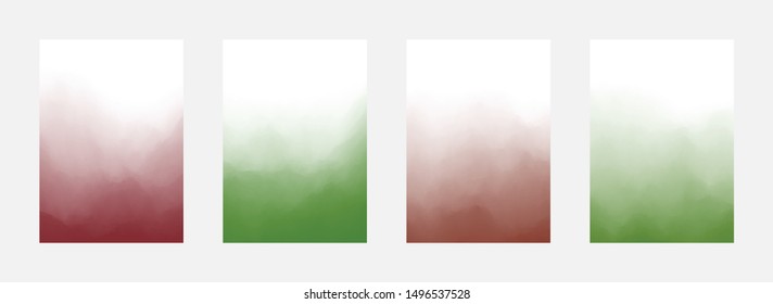 Curve Abstract Cover Set. Multicolor Backdrop. Smudge Background. Colorful Texture. Vector illustration