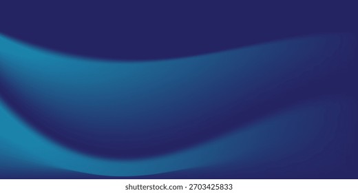 Papel de parede de desfoque de gradiente de malha abstrata de curva. Moderna luz líquida de onda azul oceano aquático. Congelar frio inverno simples