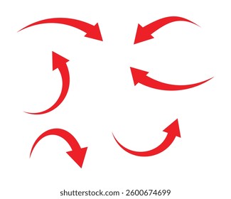 curve arrow icon. flat style. arrow icon for your web site design, logo, app, UI. arrow indicated the direction symbol. curved arrow sign