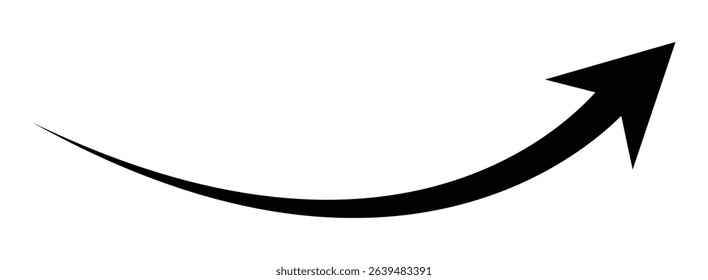 Curve arrow icon. Forward icon. Arrow simple icon. Vector illustration. Eps -10.
