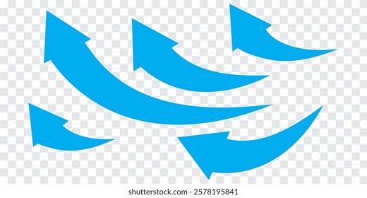 Curve arrow icon isolated. Horizontal dual long straight , right and left side arrow signs. Arrow indicated the direction symbol. Curved and straight arrow icon vector.