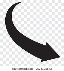 Curve arrow icon isolated. Horizontal dual long straight , right and left side arrow signs. Arrow indicated the direction symbol. Curved and straight arrow icon vector.