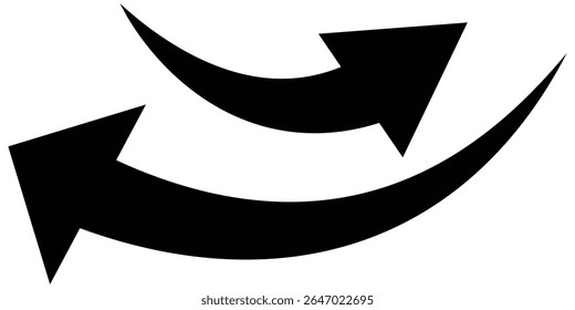 curve arrow icon on transparent background. curve arrow sign. - Powered by Shutterstock - Get 15% off with code: PIKWIZARD15