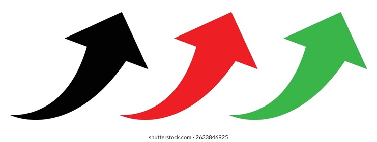  curve arrow icon on white background. flat style. curve arrow icon for your web site design, logo, app, UI.
