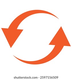 Curve arrow icon vector set. red curve ,  different circular arrows of white background. different color, arrow set illustration. design eps 10 
