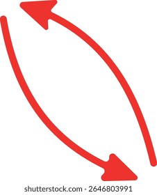  curve arrow icon vector . curve arrow icon set. long arrow icon set. Set of curved arrows isolated on white background
