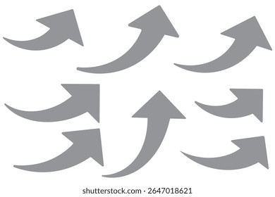 Curve arrow icon. icon for your web site design, logo, app, UI. arrow indicated the direction symbol. curved arrow sign. Black rounded  Vector illustration
