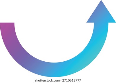 Curve arrow Vector Icon Design Illustration