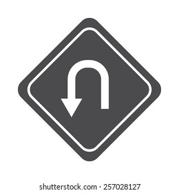 Curve arrow vector image to be used in web applications, mobile applications and print media. 