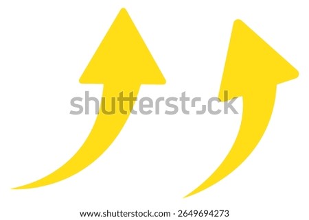 Curve arrows icon, Curved arrows, Arrow sign, Black arrows set on white background