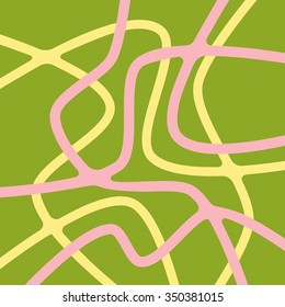 Curve background. Abstract curve background. Crossing curve lines. Geometric curve stripes background. Curve streaks on different levels. Overlapping abstract curve tape background. Curve ribbon.