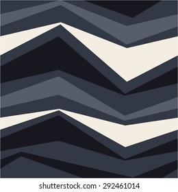 The curve of the band in a simple pattern, seamless vector background.