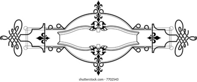 Curve Banner Classic Style. All Curves Separately.